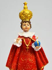 Statue Religieuse Enfant Jésus de Prague - 15cm
