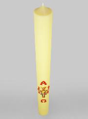 Grand Cierge Pascal Croix de Saint François - 90cm