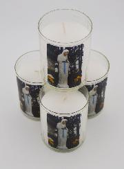 Lot de 4 Bougies Veilleuses de Notre Dame de Banneux
