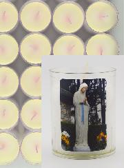 Lot de 48 Bougies Veilleuses à Notre Dame de Banneux