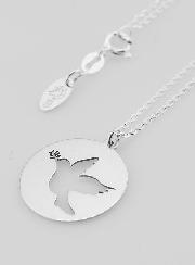Collier Religieux Colombe - Argent 925/1000