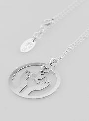 Collier Religieux Colombe & Mains - Argent 925/1000