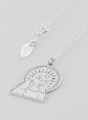 Collier Religieux Vierge Marie Couronnée - Argent 925/1000