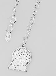 Collier Religieux Vierge Marie Couronnée - Argent 925/1000