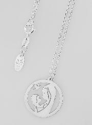 Collier Religieux Vierge à l'Enfant Argent 925/1000