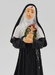 Statue Religieuse de Sainte Rita aux Roses - 7cm