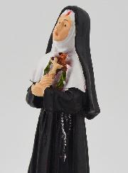 Statue Religieuse de Sainte Rita aux Roses - 7cm