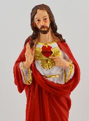 Statue Religieuse du Sacré Coeur de Jésus - 20cm