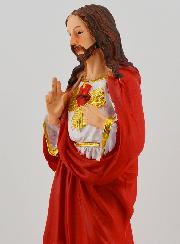 Statue Religieuse du Sacré Coeur de Jésus - 20cm