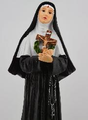 Statue Religieuse de Sainte Rita aux Roses - 30cm