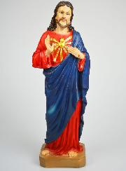 Statue Religieuse Sacré Coeur de Jésus - 40cm