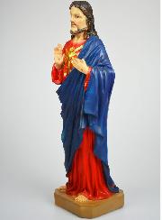Statue Religieuse Sacré Coeur de Jésus - 40cm