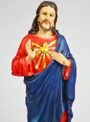 Statue Religieuse Sacré Coeur de Jésus - 40cm