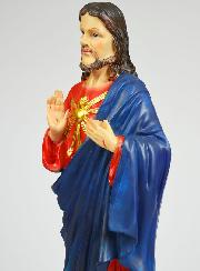 Statue Religieuse Sacré Coeur de Jésus - 40cm