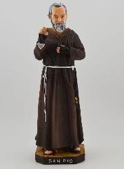 Statue Religieuse de Saint Padre Pio - 20cm