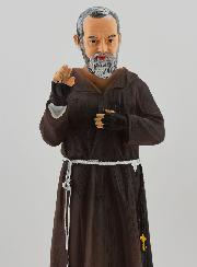 Statue Religieuse de Saint Padre Pio - 20cm