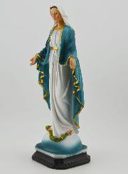 Statue Religieuse de la Vierge Miraculeuse - 20cm