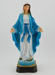 Statue Religieuse de la Vierge Miraculeuse - 20cm