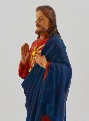 Statue Religieuse du Sacré Coeur de Jésus -15 cm