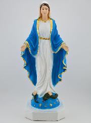 Statue Religieuse Artisanale Vierge Miraculeuse - 30cm