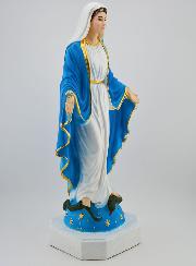 Statue Religieuse Artisanale Vierge Miraculeuse - 30cm