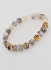 Bracelet en Pierres Naturelles d'Herkimer - 8mm