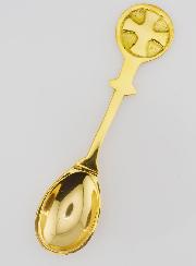 Cuillère à Encens en Laiton Doré - 10 cm
