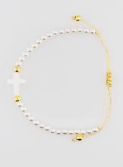Bracelet Religieux Réglable en Coquille