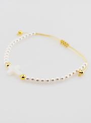 Bracelet Religieux Réglable en Coquille