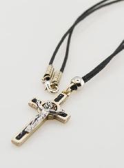 Collier Religieux Croix de Saint Benoit - Noir