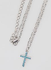 Collier Religieux en Inox - Croix Bleue