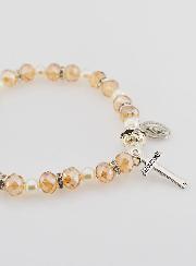 Bracelet Religieux Vierge Miraculeuse - Champagne