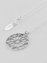 Collier Religieux Pendentif Vitrail - Argent 925