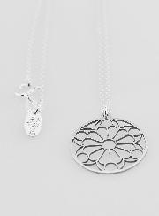 Collier Religieux Pendentif Vitrail - Argent 925