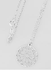 Collier Religieux Pendentif Vitrail - Argent 925