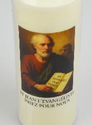 Bougie de Neuvaine à Saint Jean l'Evangéliste