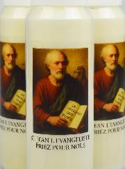 Lot de 3 Bougies de Neuvaine à Saint Jean l'Evangéliste