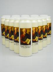 Lot de 20  Bougies de Neuvaine à St Jean Evangéliste
