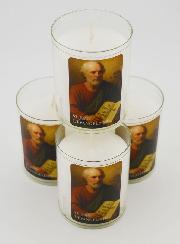 Lot de 4 Bougies Veilleuses Saint Jean l'Evangéliste