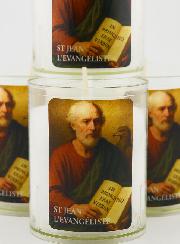 Lot de 4 Bougies Veilleuses Saint Jean l'Evangéliste