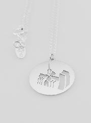 Collier Religieux Notre Dame de Paris en Argent 20mm
