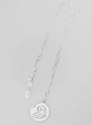 Médaille Vierge à l'Enfant & Chaîne - Argent 925