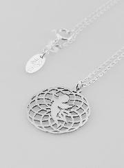 Collier Religieux Pendentif Ange & Rosace - 20mm