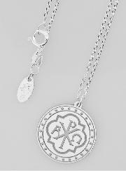 Collier Religieux Pendentif Monogramme du Christ - 20mm