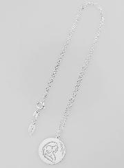 Collier Religieux Vierge à l'Enfant en Argent 20mm