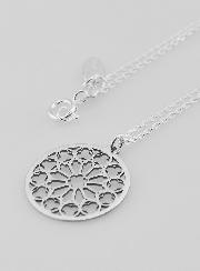 Collier Religieux Pendentif Vitrail - Argent 925