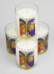 Lot de 4 Bougies Veilleuses ND de l'Annonciation