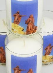 Lot de 4 Bougies Veilleuses Notre Dame du Laus