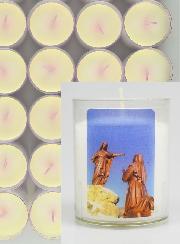 Lot de 48 Bougies Veilleuses Notre Dame de Laus