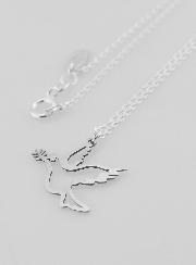 Collier Religieux Colombe Contour - Argent 925/1000